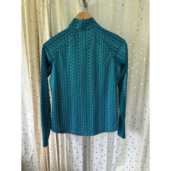 NWOT Pebble Beach Curve Geo Dry Luxe Performance Quarter Zip Rash Guard XS - Picture 4 of 7